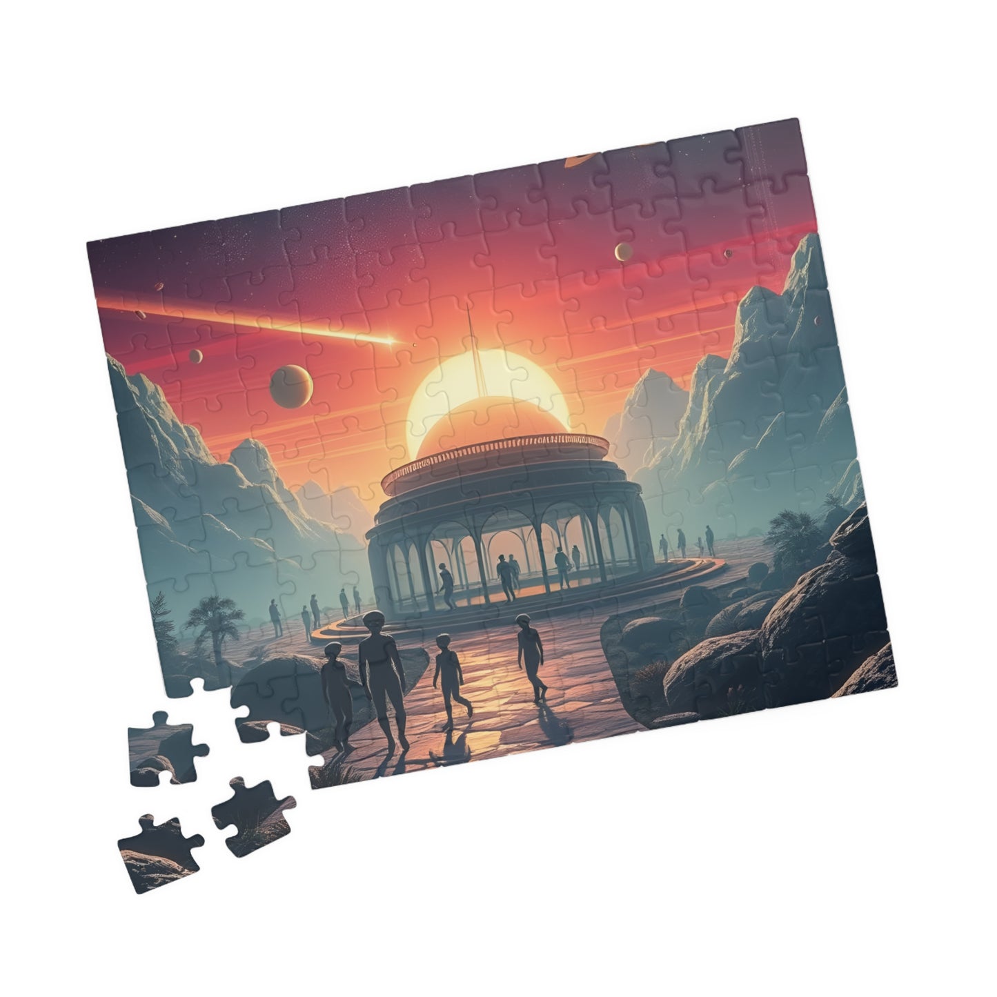 Quantorian Sunrise Roast - Jigsaw Puzzle (110pcs)