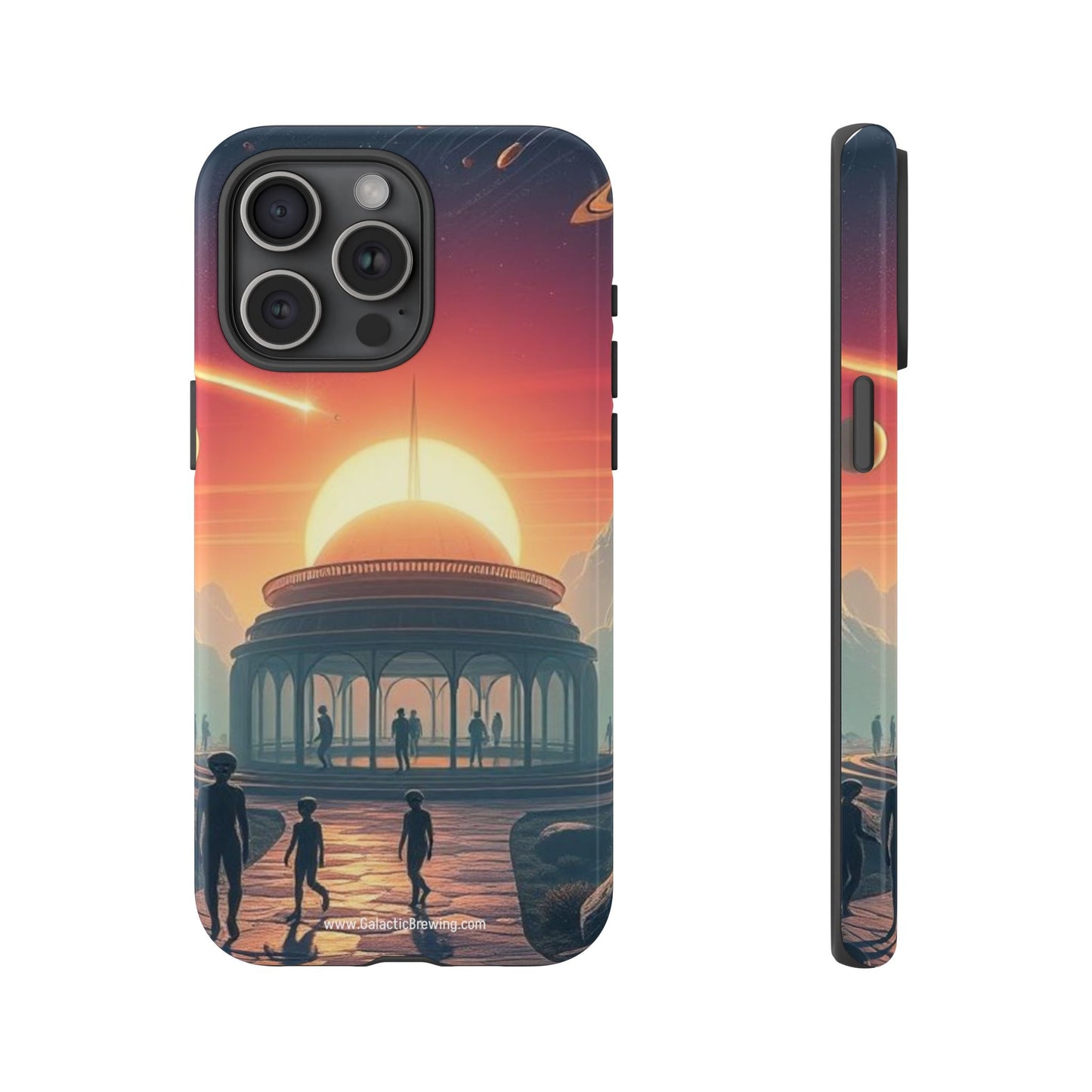 Quantorian Sunrise Roast - Phone Case (iPhone 14-17)
