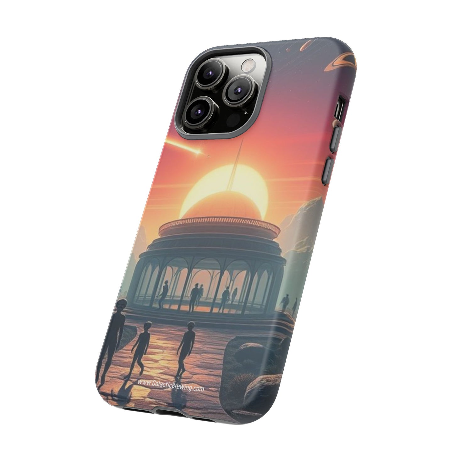 Quantorian Sunrise Roast - Phone Case (iPhone 14-17)