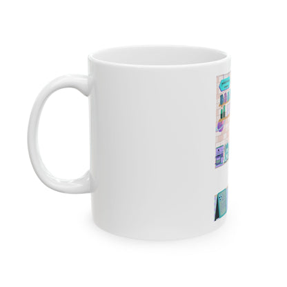 Galactic Coffee Shop Ceramic Mug - (11oz)