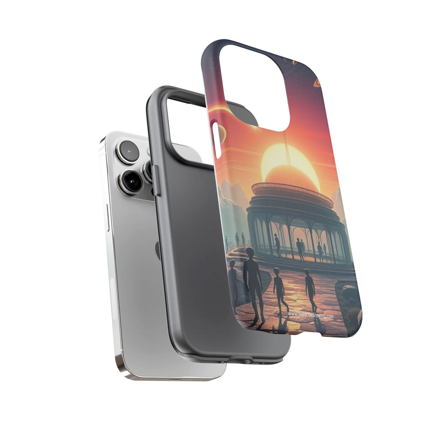 Quantorian Sunrise Roast - Phone Case (iPhone 14-17)