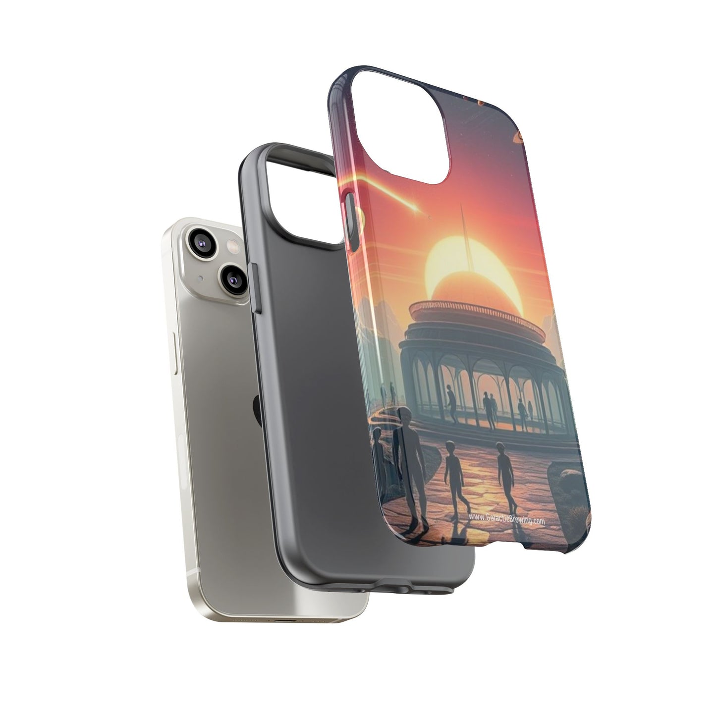 Quantorian Sunrise Roast - Phone Case (iPhone 14-17)
