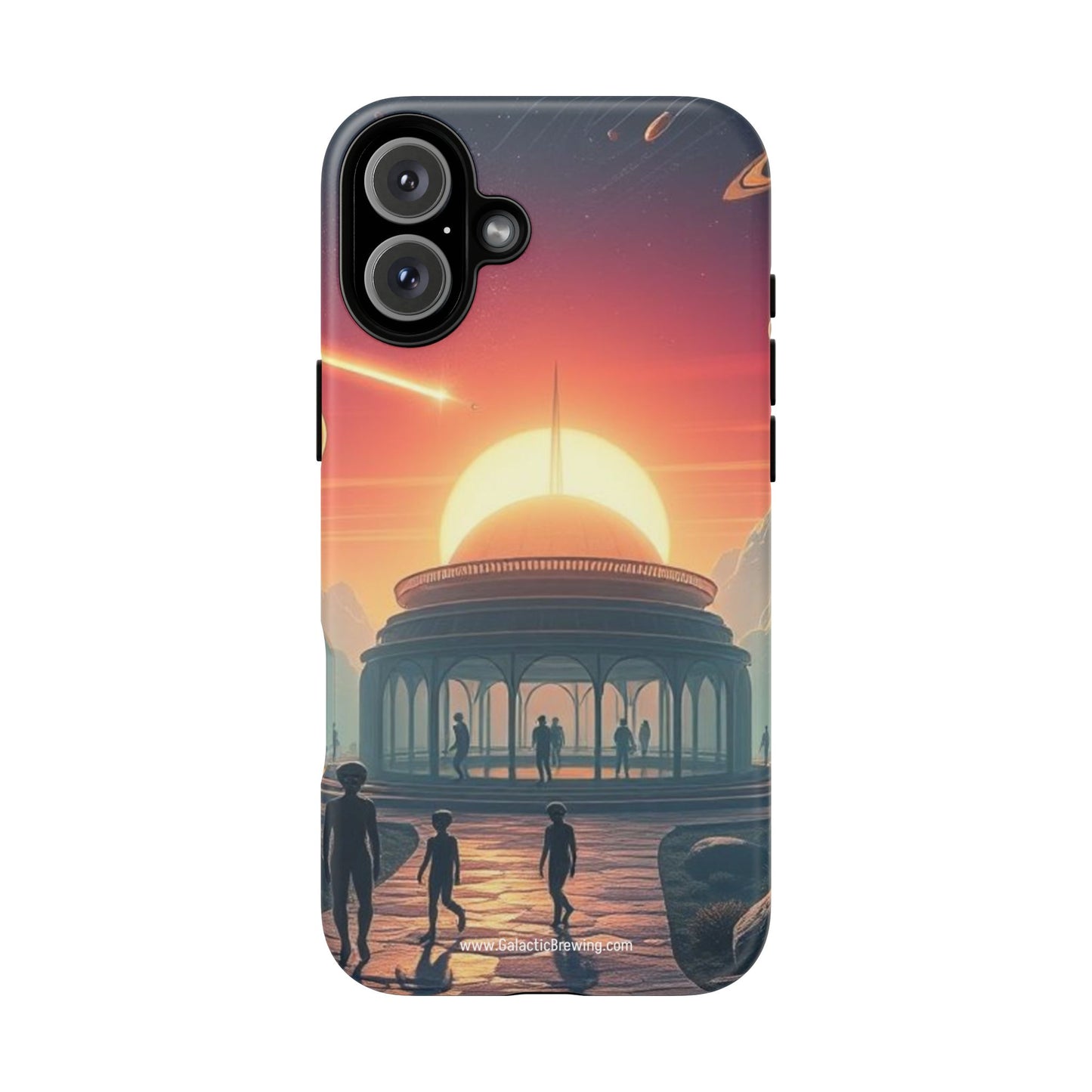 Quantorian Sunrise Roast - Phone Case (iPhone 14-17)