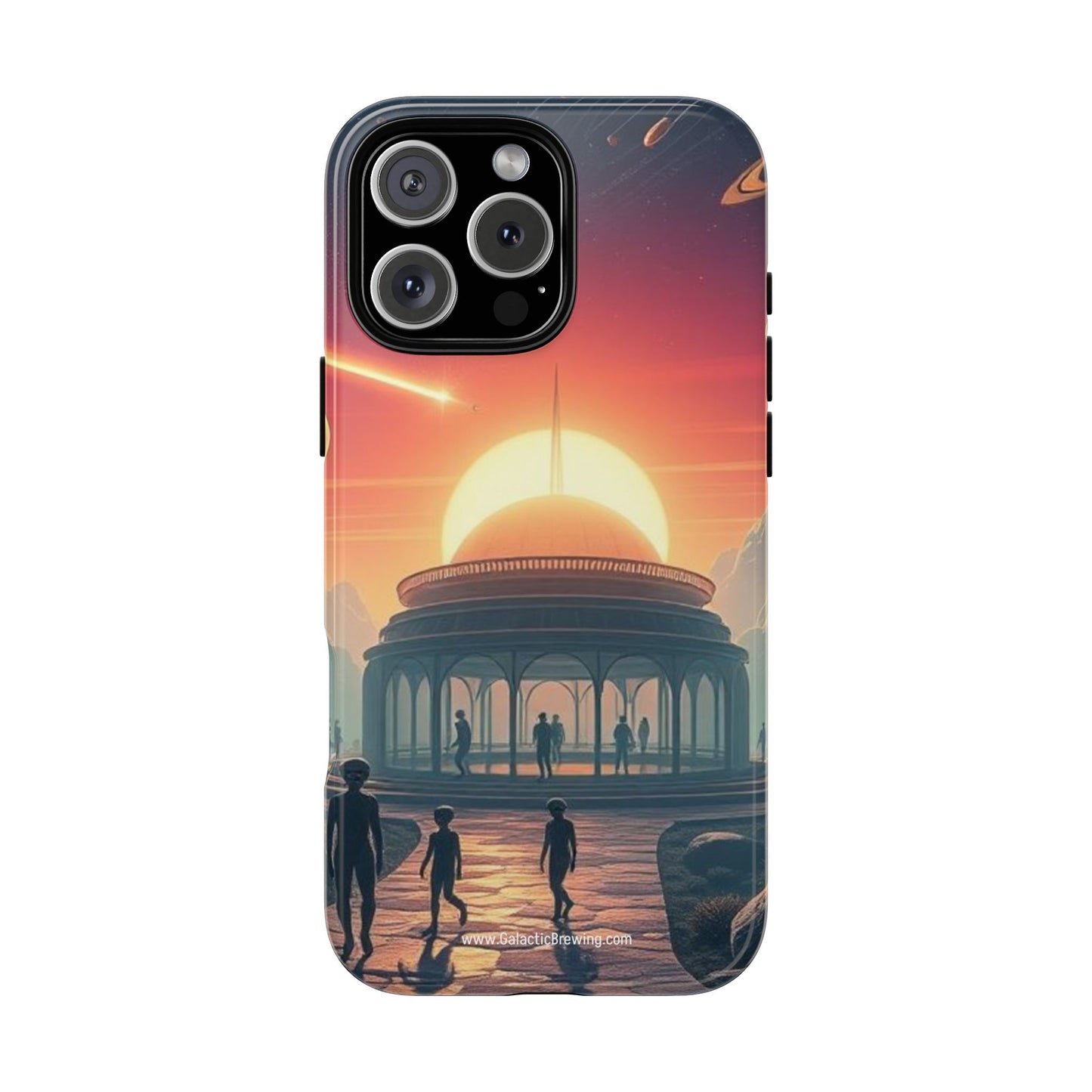 Quantorian Sunrise Roast - Phone Case (iPhone 14-17)