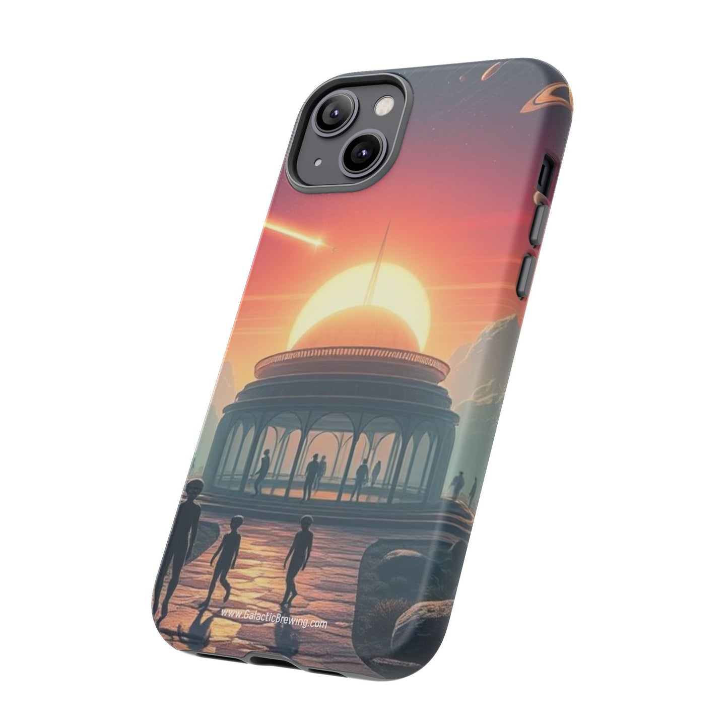 Quantorian Sunrise Roast - Phone Case (iPhone 14-17)