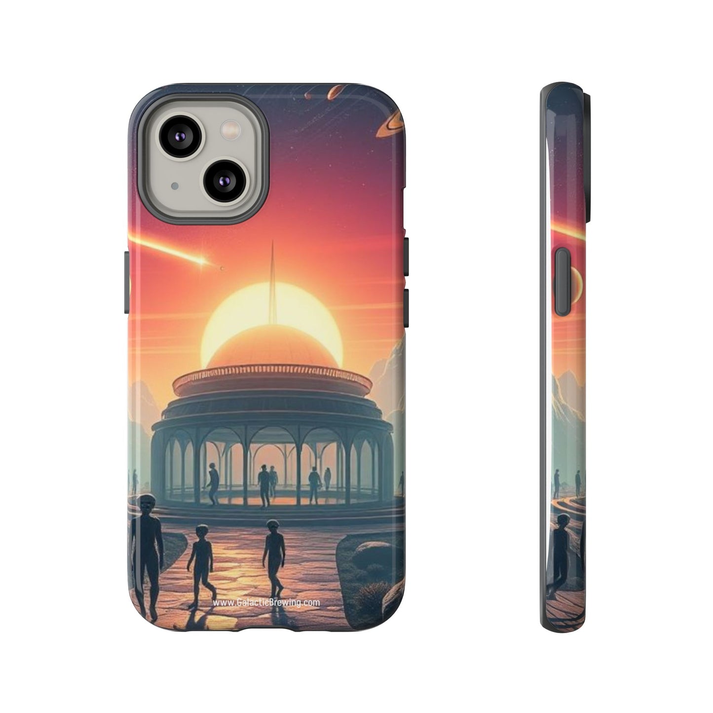 Quantorian Sunrise Roast - Phone Case (iPhone 14-17)