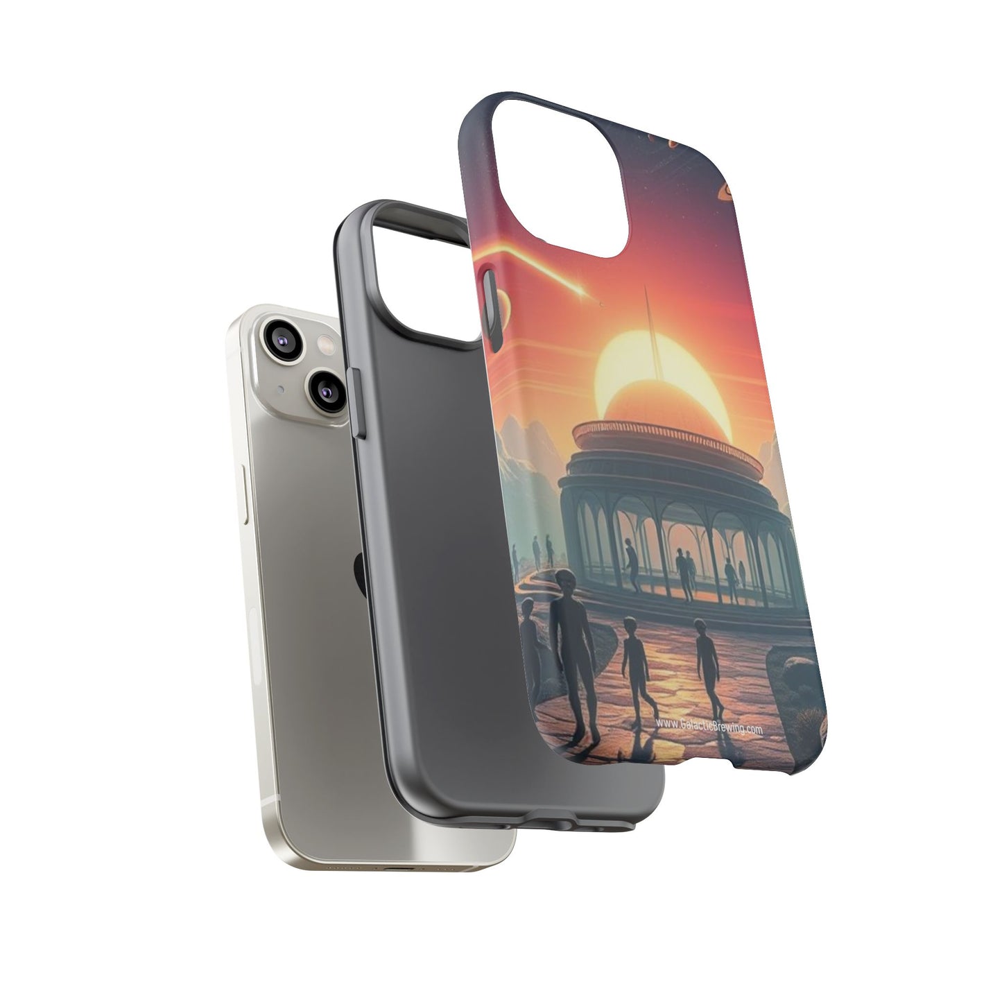 Quantorian Sunrise Roast - Phone Case (iPhone 14-17)