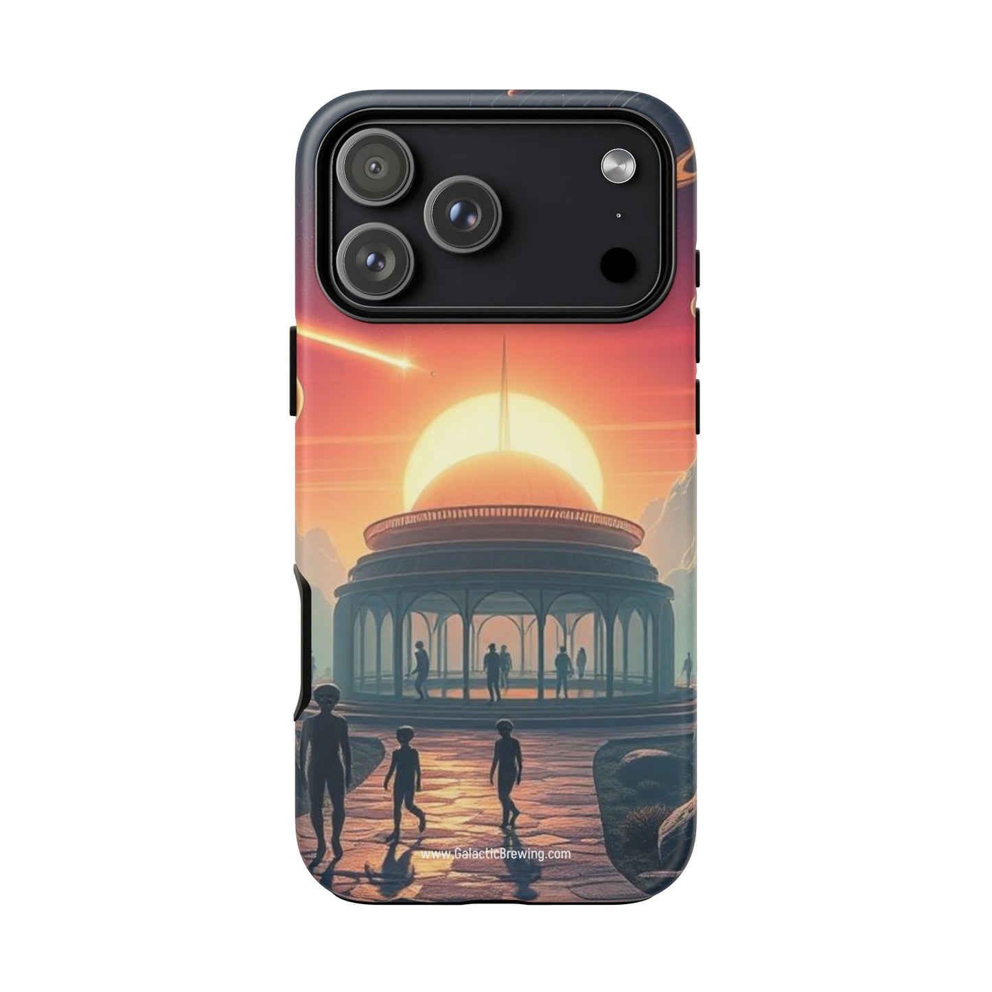 Quantorian Sunrise Roast - Phone Case (iPhone 14-17)