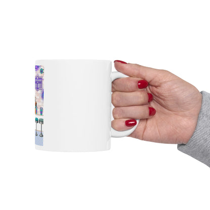 Galactic Coffee Shop Ceramic Mug - (11oz)