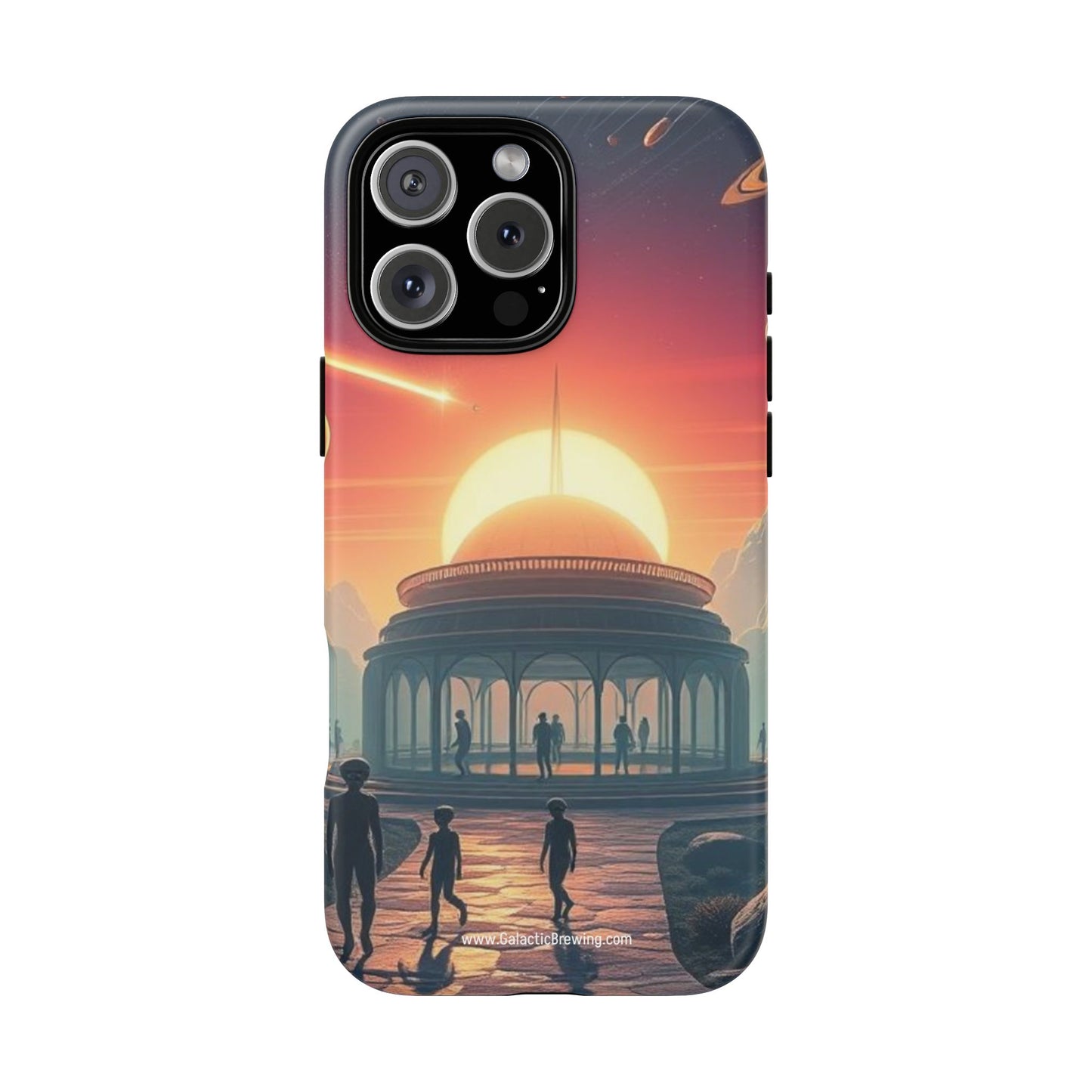 Quantorian Sunrise Roast - Phone Case (iPhone 14-17)