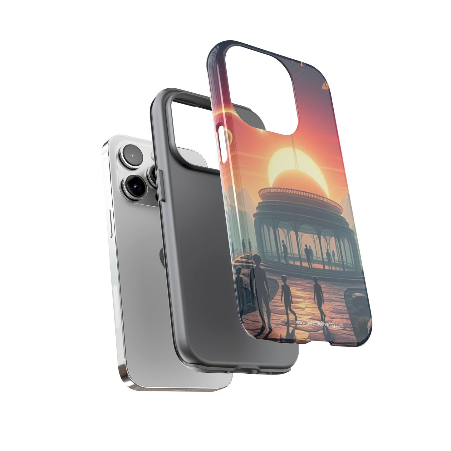Quantorian Sunrise Roast - Phone Case (iPhone 14-17)