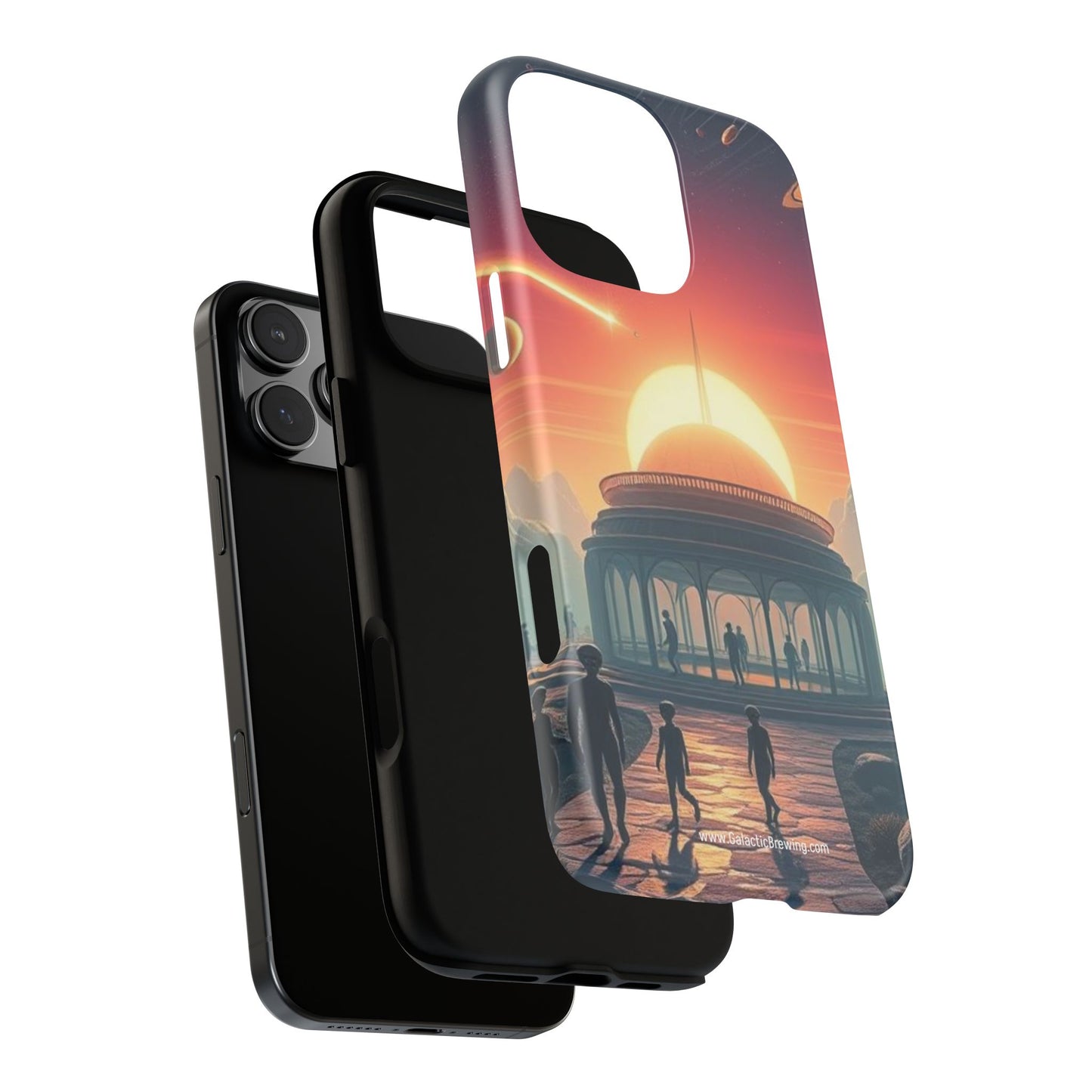 Quantorian Sunrise Roast - Phone Case (iPhone 14-17)