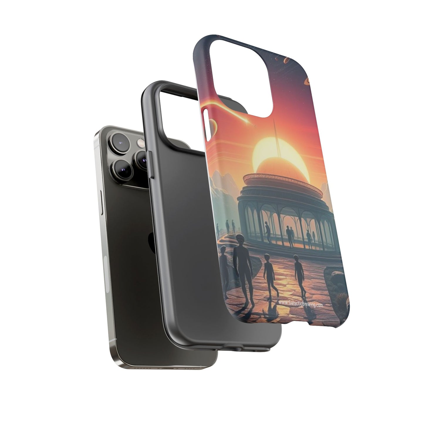 Quantorian Sunrise Roast - Phone Case (iPhone 14-17)