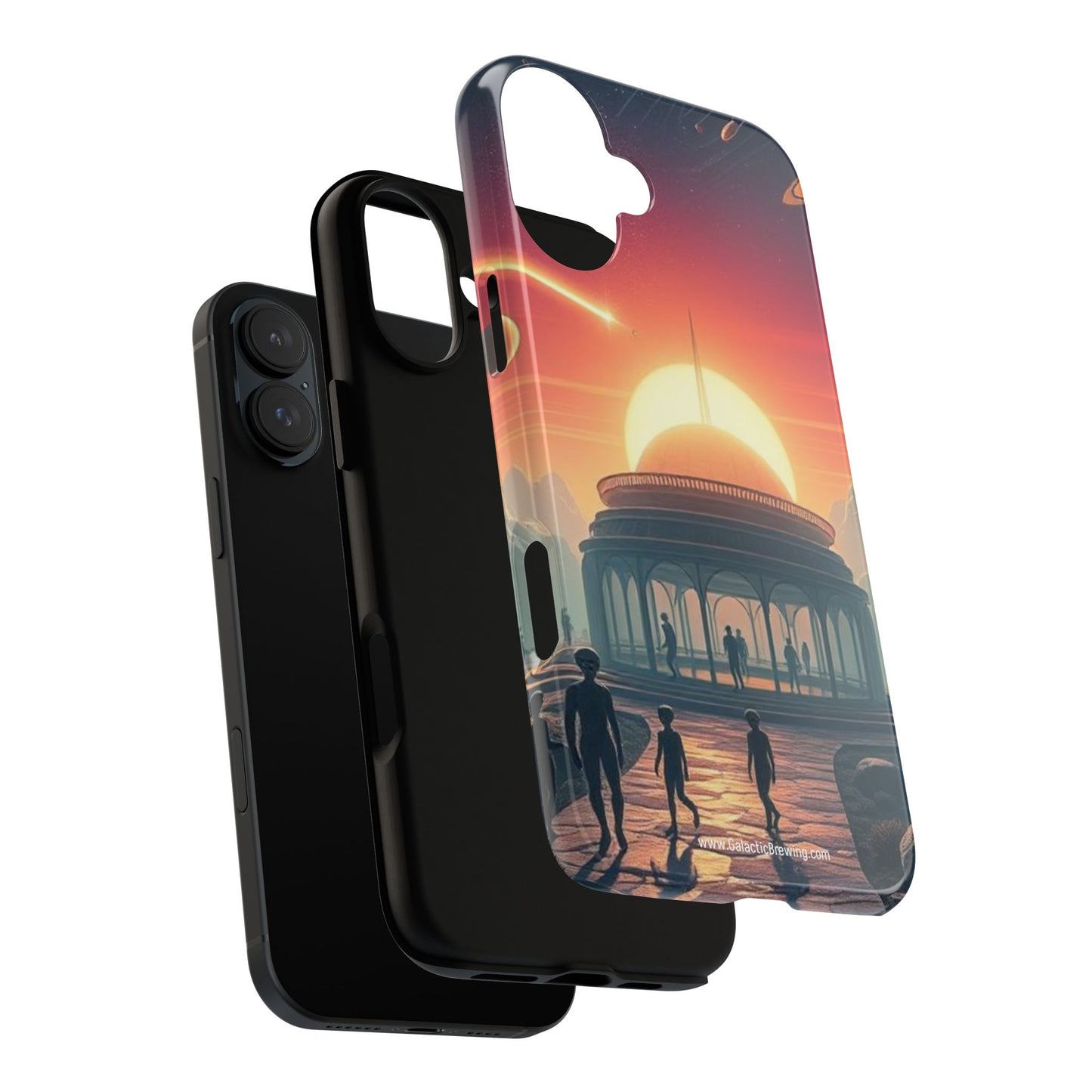 Quantorian Sunrise Roast - Phone Case (iPhone 14-17)