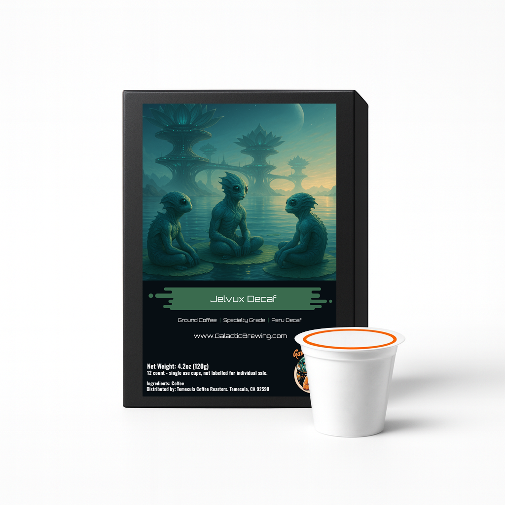 Jelvux Decaf - Single Use Cups (12 count)