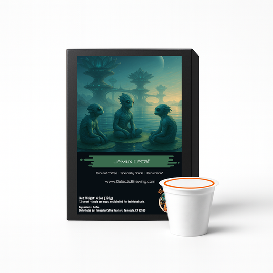 Jelvux Decaf - Single Use Cups (12 count)